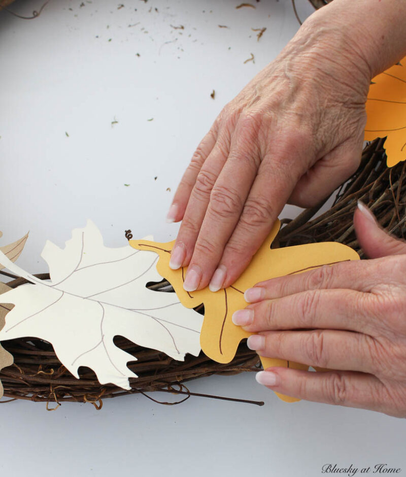 Make Fall Paper Leaves - A Colorful Paper Craft - Paper Glitter Glue