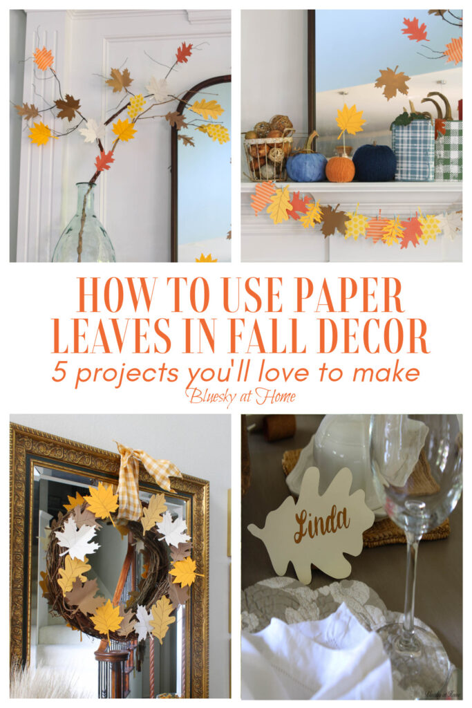 fall paper leaves graphic