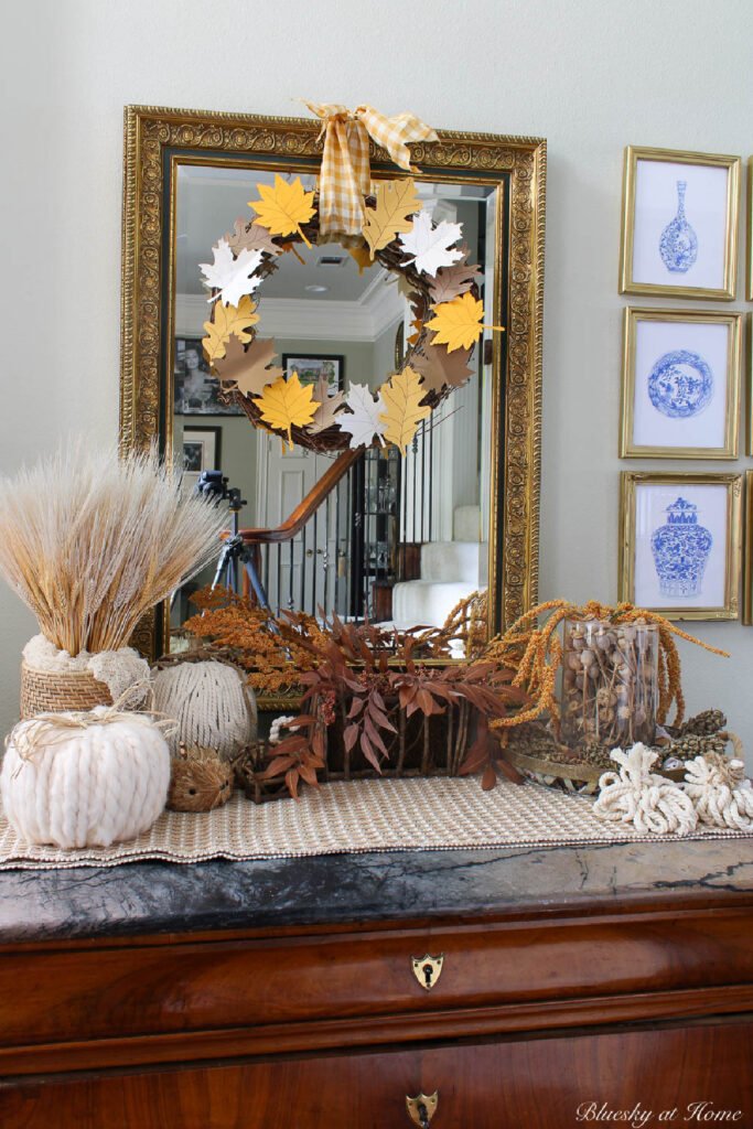 how to design a fall entry