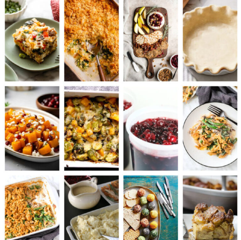 make ahead Thanksgiving recipes