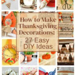 DIy Thanksgiving decor collage