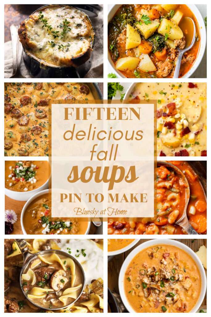 best fall soups collage