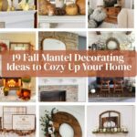 19 fall mantel ideas collage
