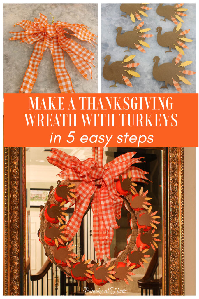 5 Easy Steps to Make a Thanksgiving Wreath - Bluesky at Home