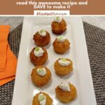 crispy pumpkin risotto bites graphic
