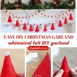 Christmas felt DIY garland graphic