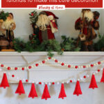 Christmas felt DIY garland graphic