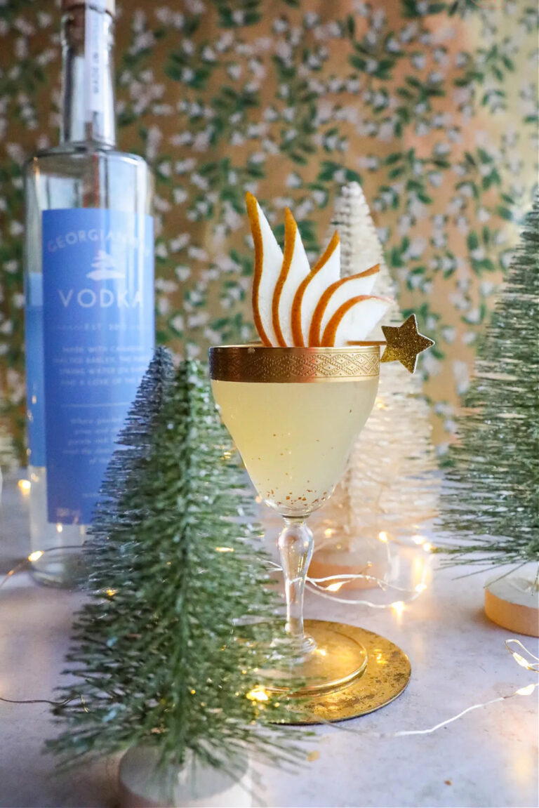 pear holiday cocktail