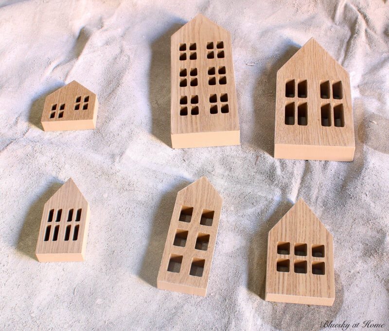 wooden houses