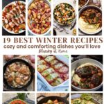 collage of delicious winter recipes