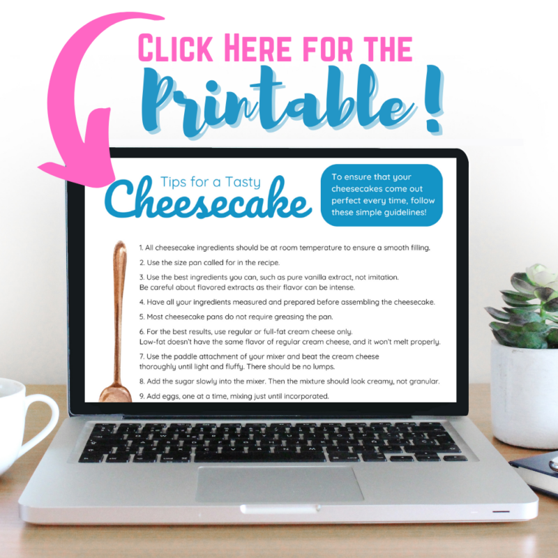 Printable Cheesecake Graphic