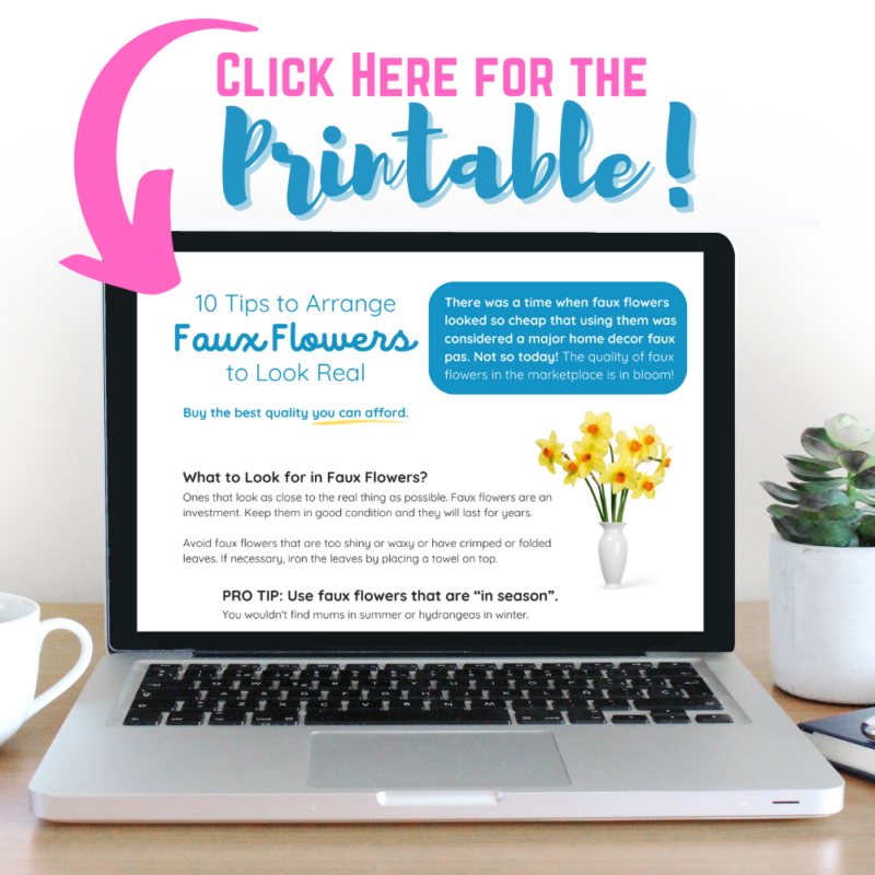 printable faux flower graphic