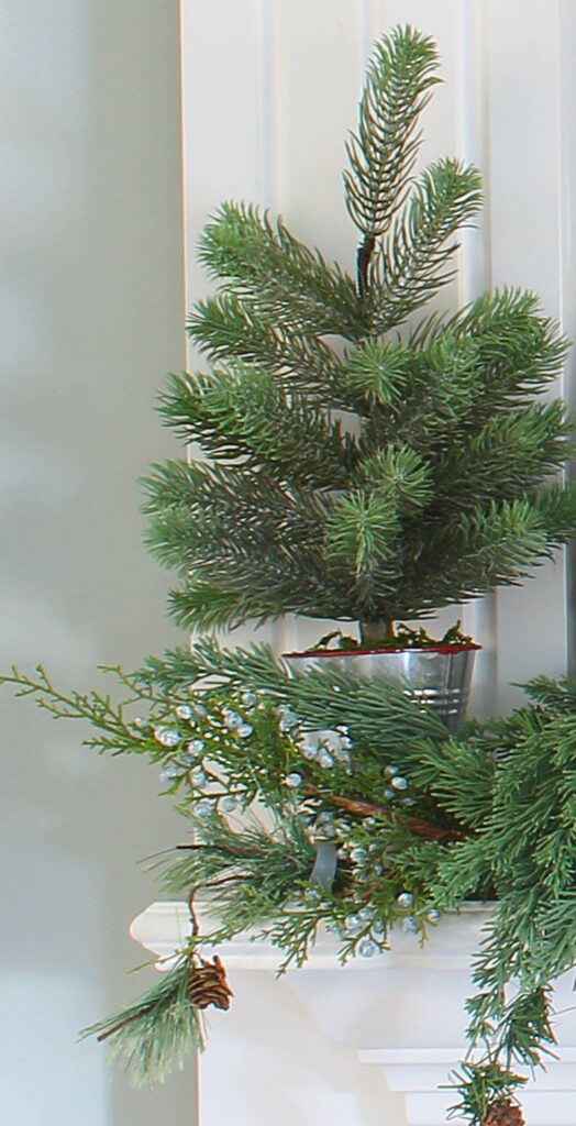 small green tree for winter styling