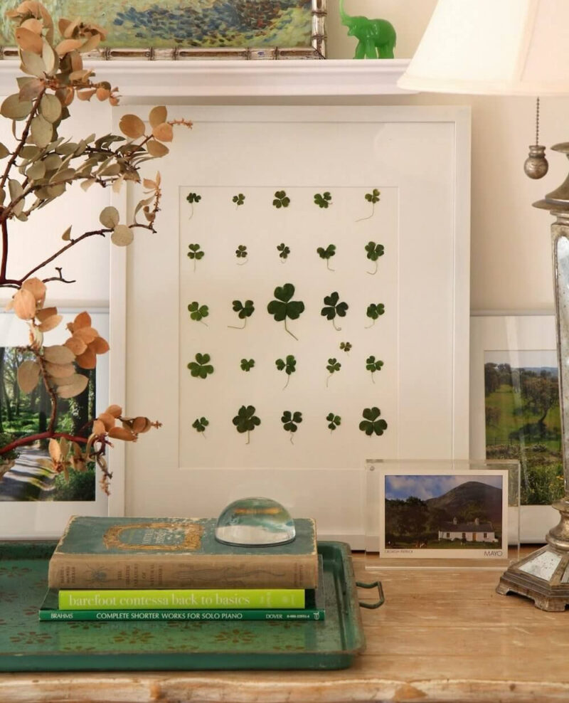 St. Patrick's Day shamrock artwork
