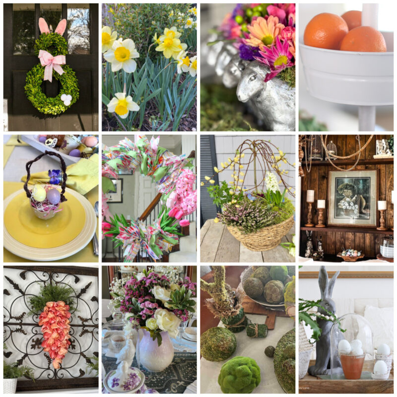 spring and Easter collage