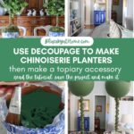 how to make a chinoiserie topiary graphic