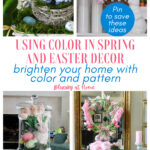 using color in spring decorating