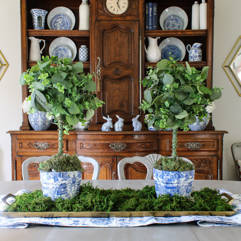 How to Make a Chinoiserie Planter for a Handmade Topiary