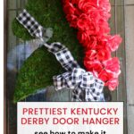 Kentucky Derby horse head door hanger