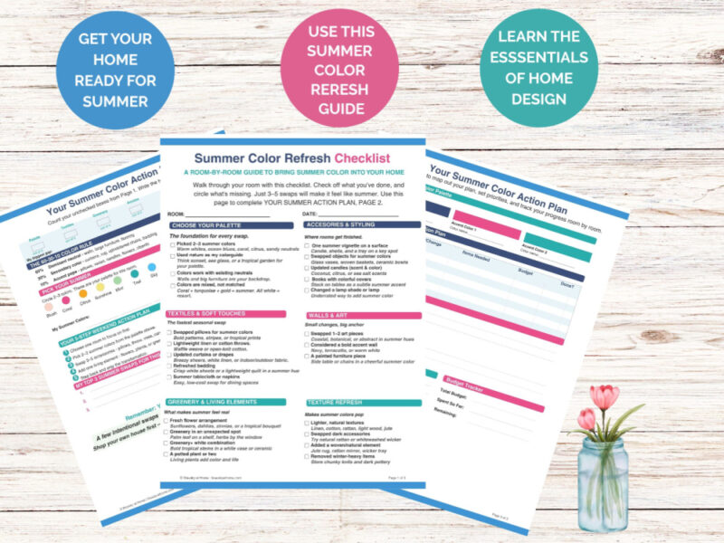 Summer Color refresh guide and checklist