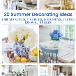summer decorating ideas collage