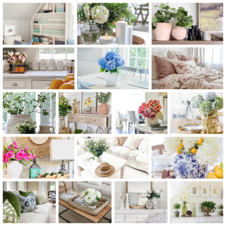 summer decorating resources collage