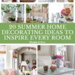 summer decorating ideas collage