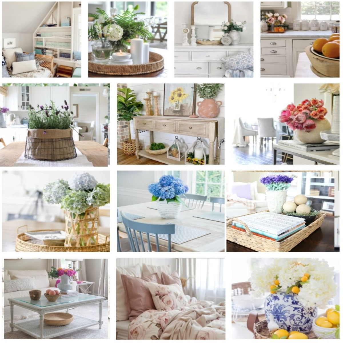 summer decorating resources collage