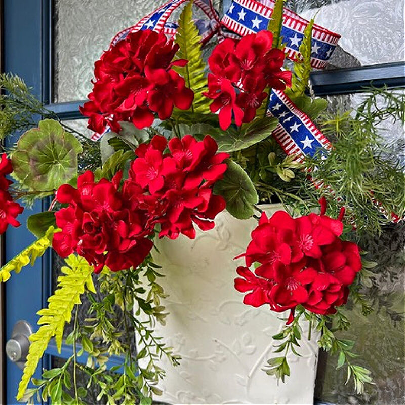 Front Door Flower Bucket.