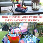 patriotic patio ideas collage