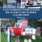 patriotic patio ideas collage