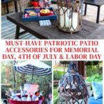 patriotic patio ideas collage