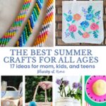 summer craft ideas collage
