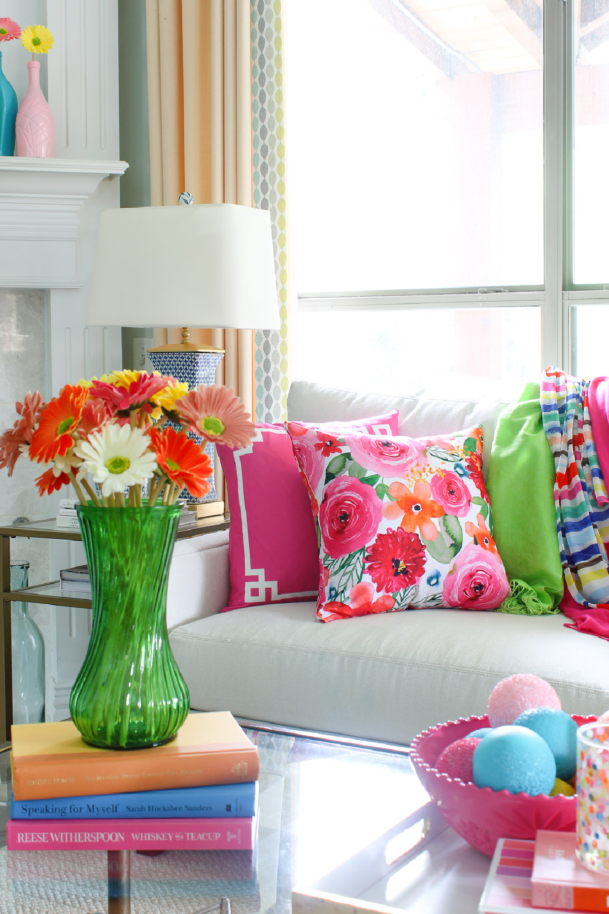 How to Add Vibrant Colors to Your Home for Summer - Bluesky at Home