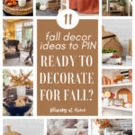 fall decor ideas collage