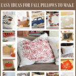 fall DIY pillow covers graphics