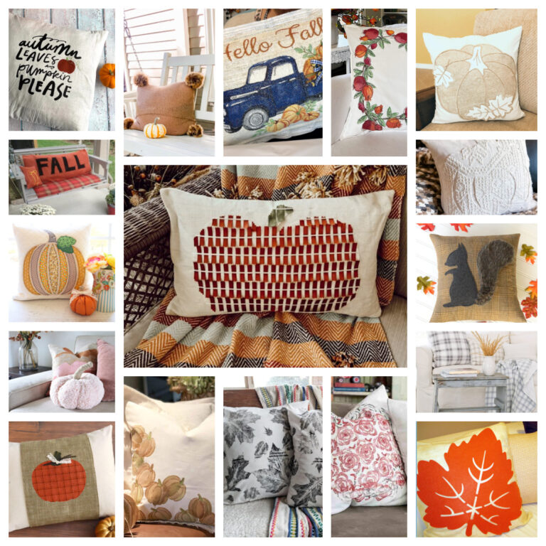 17 Fantastic Fall DIY Pillow Cover Ideas to Make