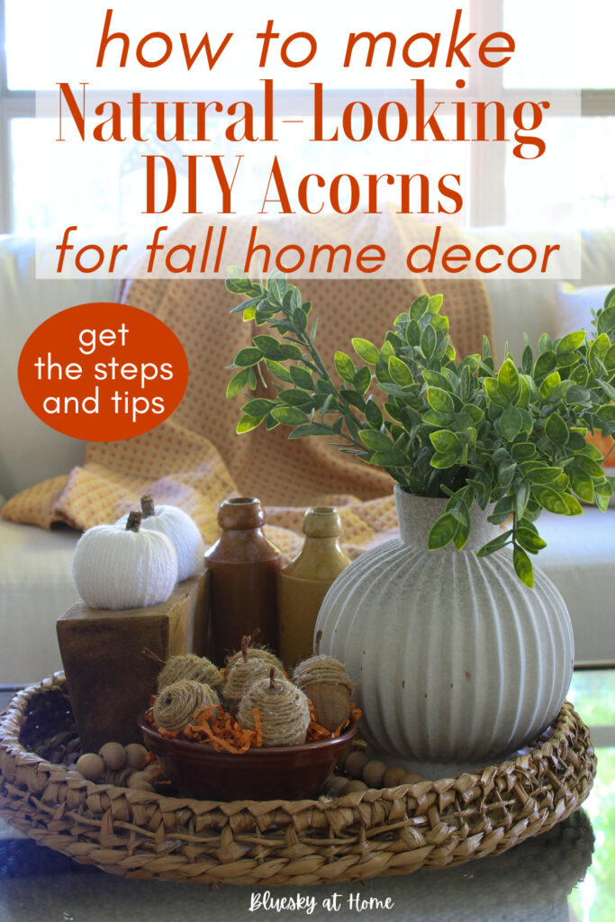 DIY faux acorn graphic