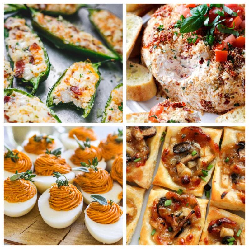 easy and delicious Thanksgiving appetizer ideas graphic