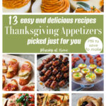 easy and delicious Thanksgiving appetizer ideas graphic