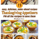 easy and delicious Thanksgiving appetizer ideas graphic