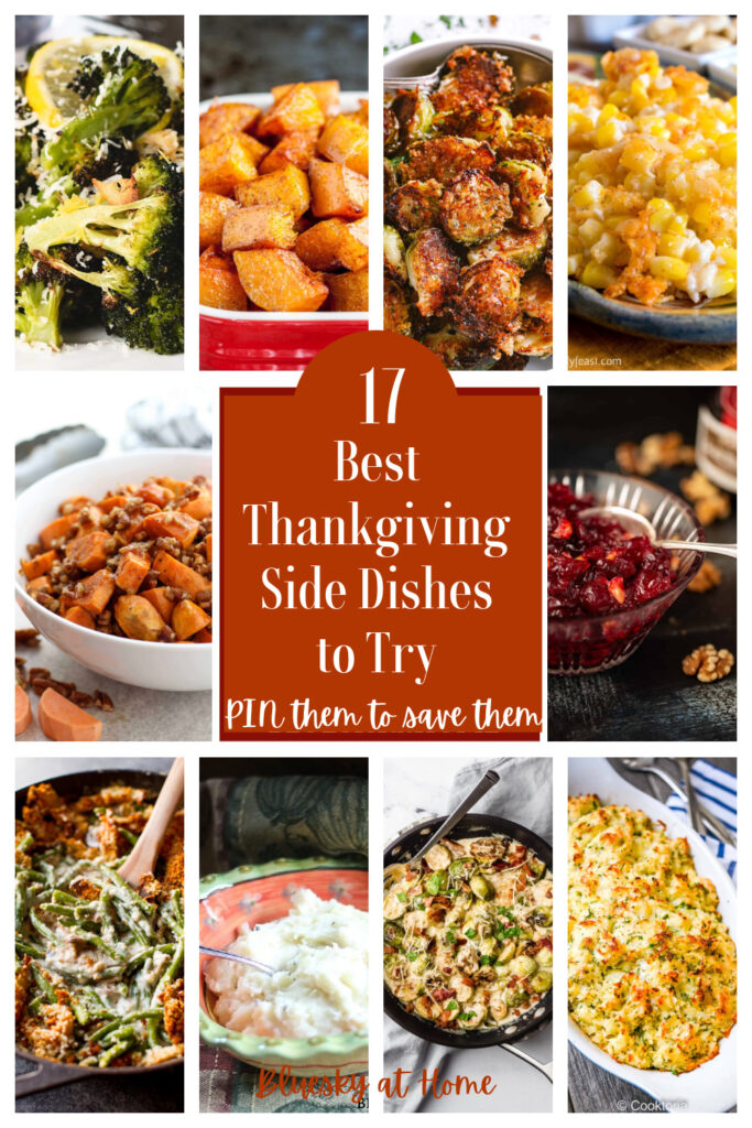 Thanksgiving side dishes graphic