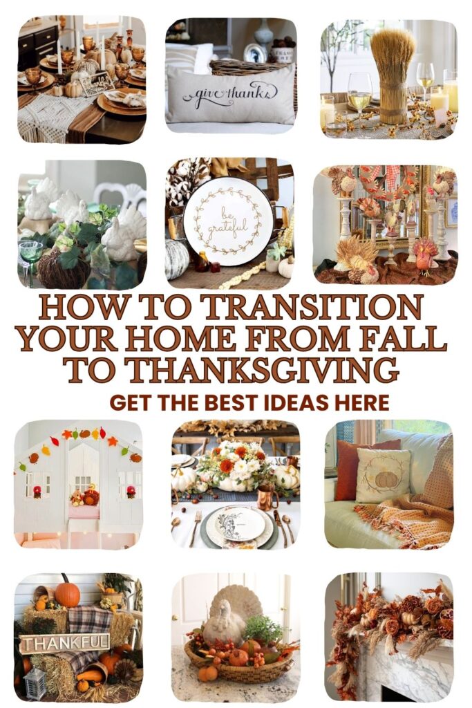images for fall transition to Thanksgiving decor graphic