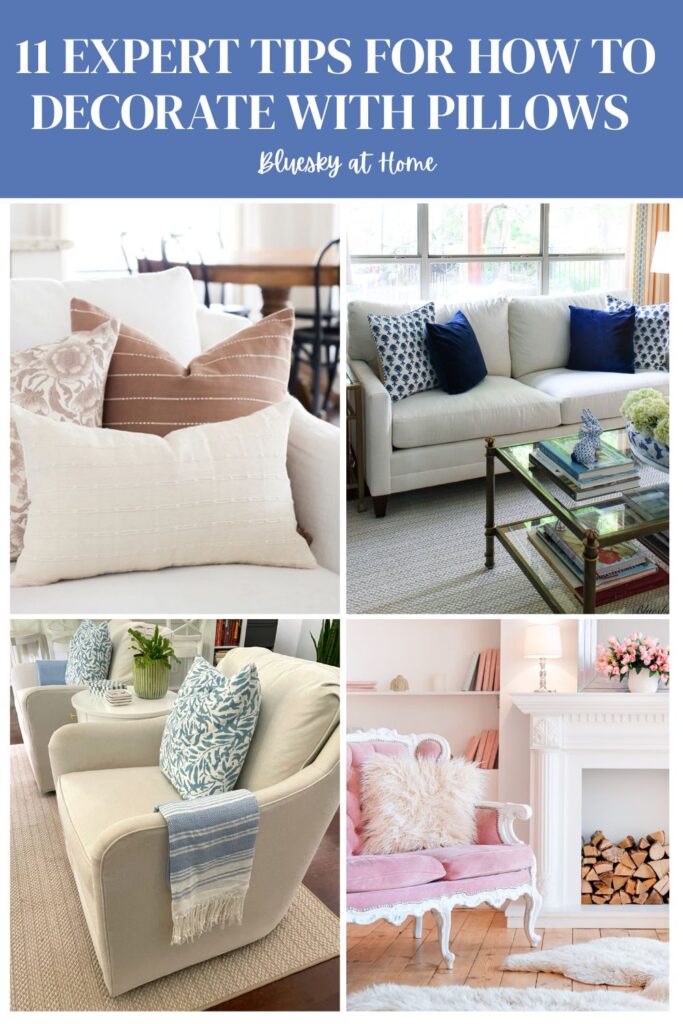 11 tips for decorating with pillows graphic