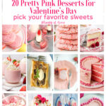 pretty pink Valentine's dessert