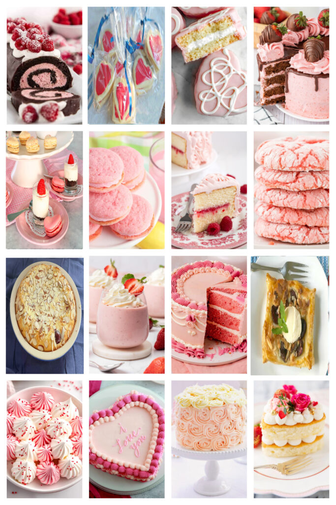 pretty pink Valentine's dessert