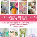 DIY Easter crafts collage