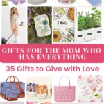 collage of mother's day gifts