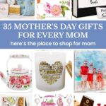 collage of mother's day gifts