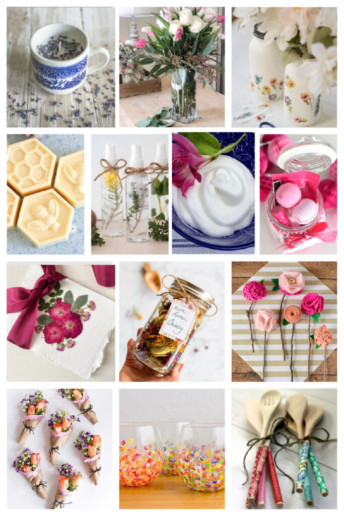 DIY Mother's Day Pin collage
